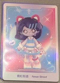 AZURA日本限定Y2K盲盒 公仔 霓虹街道