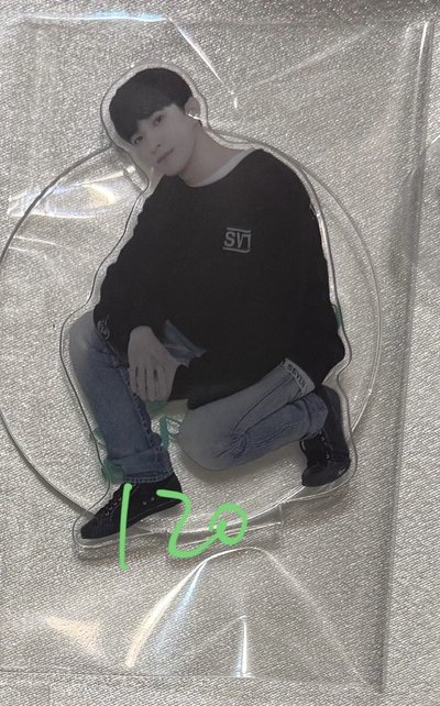 出清seventeen周邊 卡片 扇子 徽章
