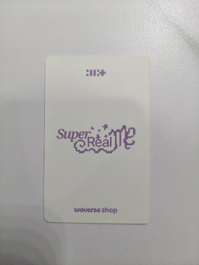 SUPER REAL ME wvs 快閃店 特典卡 