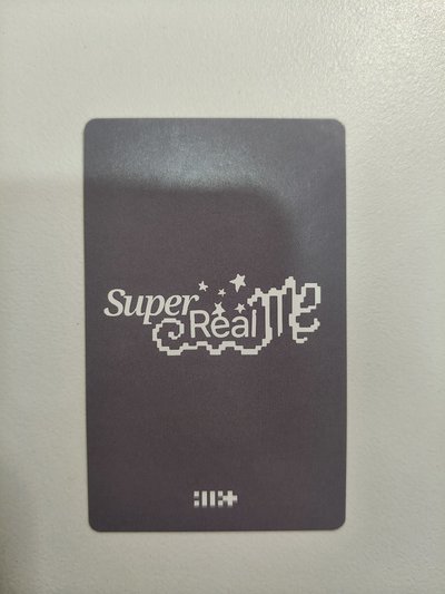 ⚪SUPER REAL ME 專輯卡 電子專固配