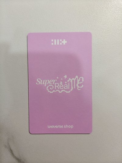 🔴SUPER REAL ME wvs 預售 A ver. 特典卡 