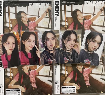 TWICE JAPAN 6th ALBUM ENEMY MINA個人盤小卡/空專