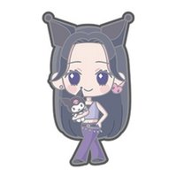 MY MELODY&KUROMI 金屬 徽章 