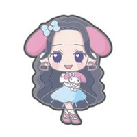 MY MELODY&KUROMI 金屬 徽章 