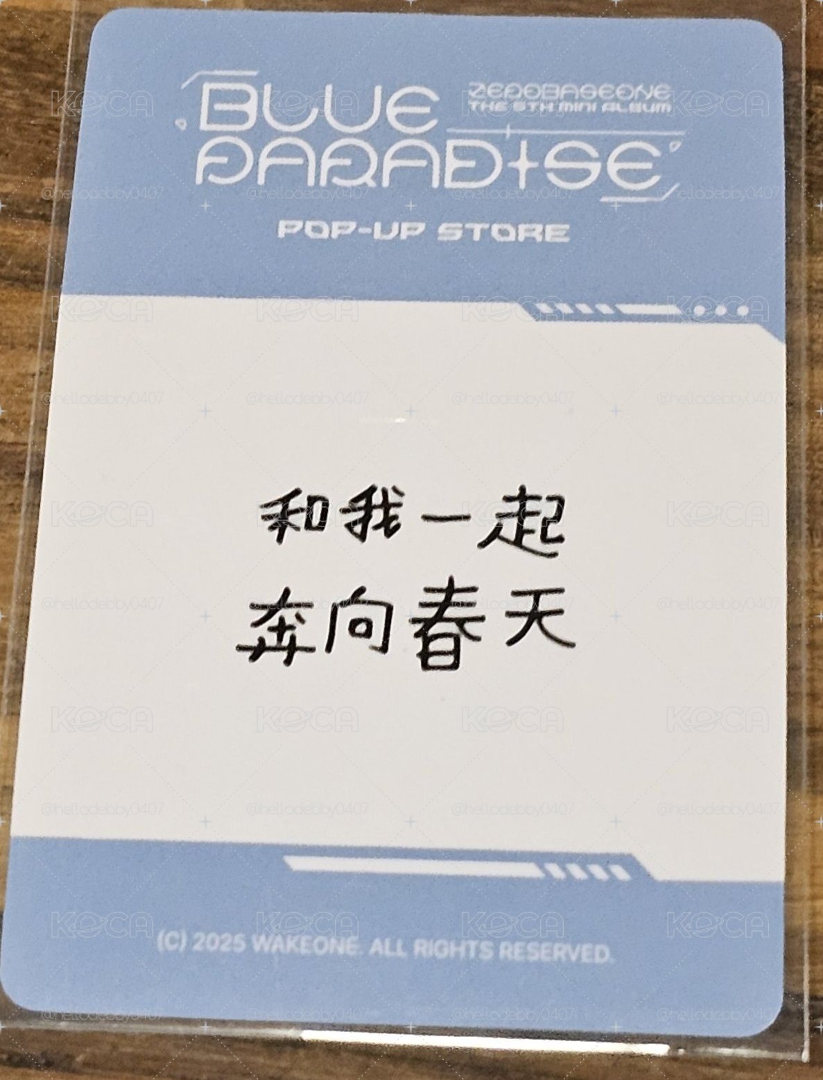 zb1 迷五快閃 yzy 特典卡 