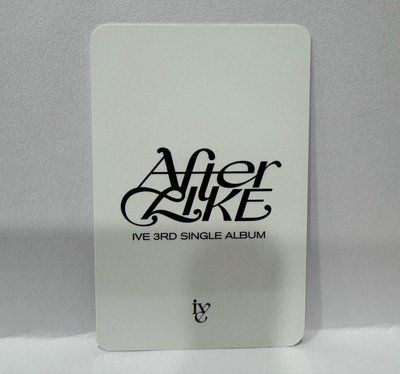 After LIKE k4 簽售卡 