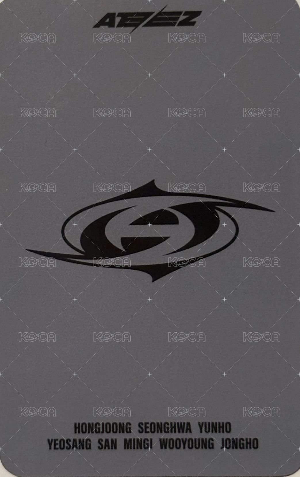 Will 打歌卡 Mini Fanmeeting 背面