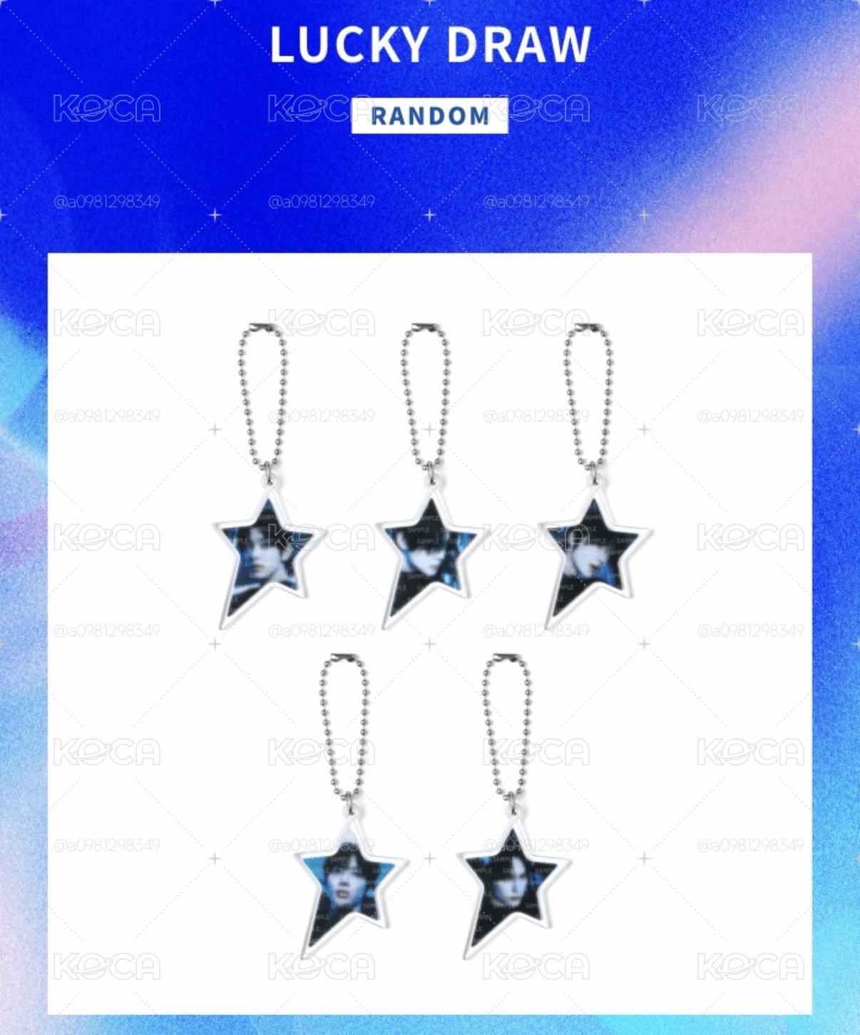 《The Star Chapter:TOGETHER》隨機lucky draw吊飾 未拆