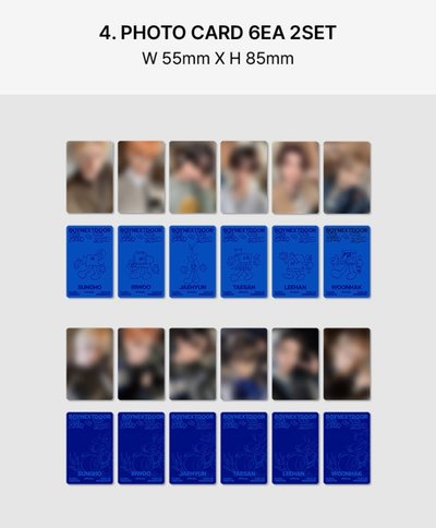 BOYNEXTDOOR會員禮 成員set拆售