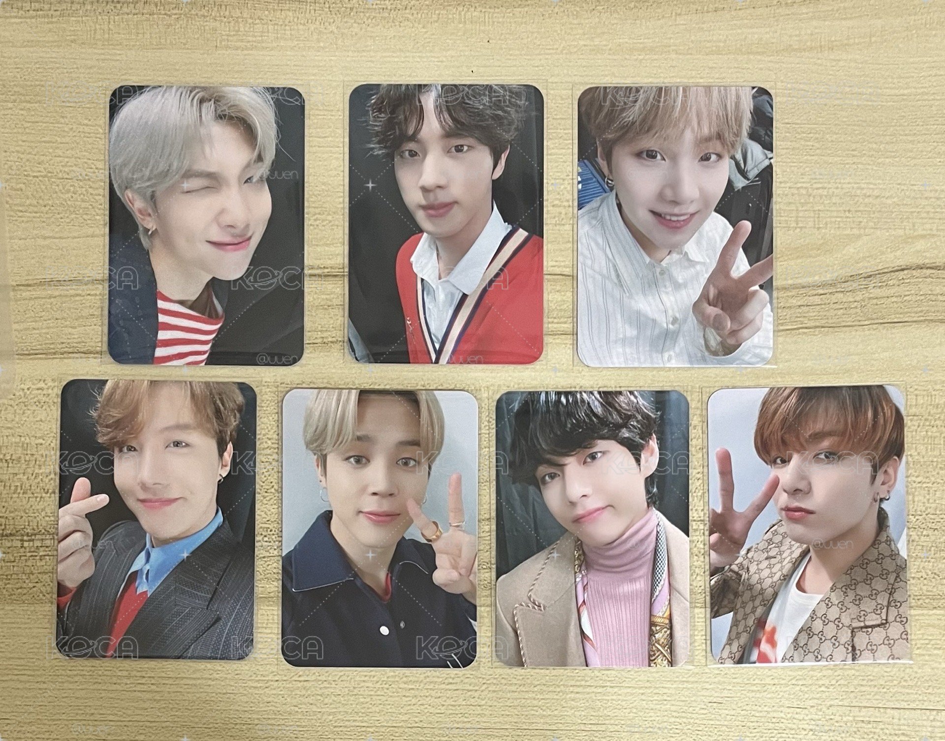 BTS 防彈 手燈卡