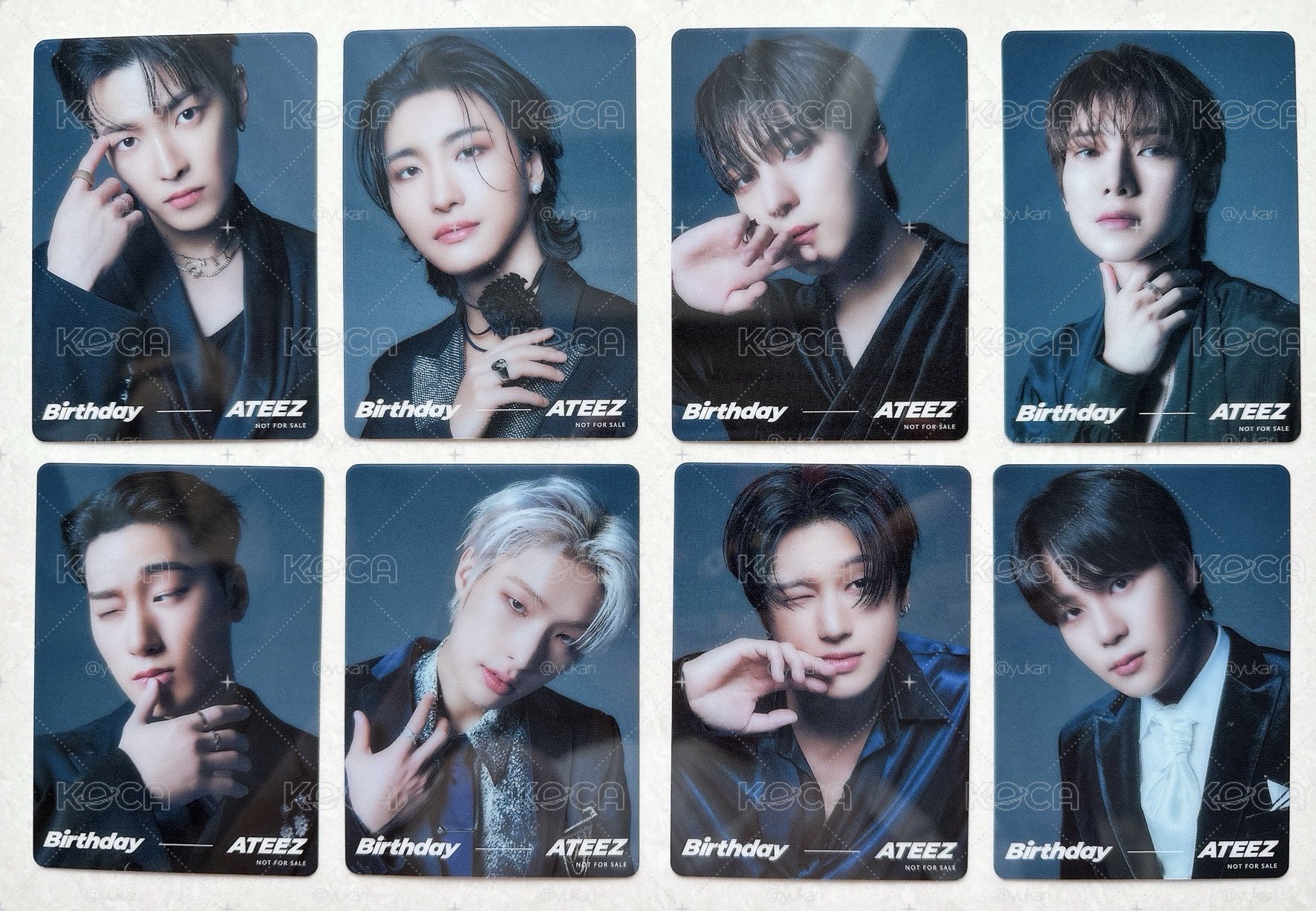 ATEEZ Birthday 日本 HMV 特典 透卡