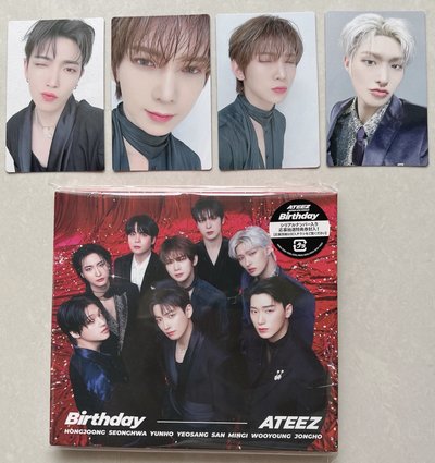 ATEEZ Birthday 日本 A盤 小卡