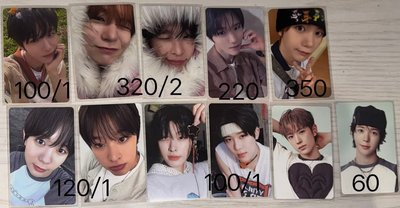 NCT WISH 小卡 專卡 隨機卡