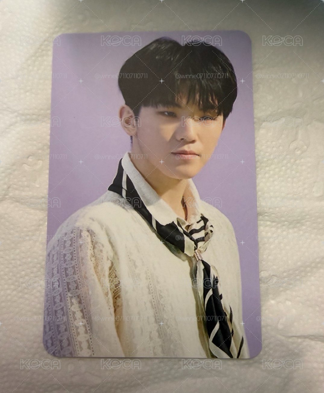 迷七 知勳 woozi k4 特典卡