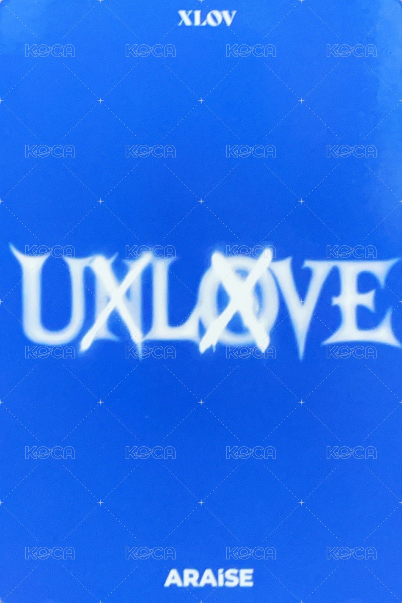 UXLXVE AR 線上2.0 簽售卡  背面