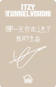 TNVS sr 1.0 線上 簽售卡  背面