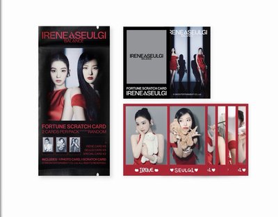 Red Velvet Irene Seulgi 隨機幸運刮刮卡組