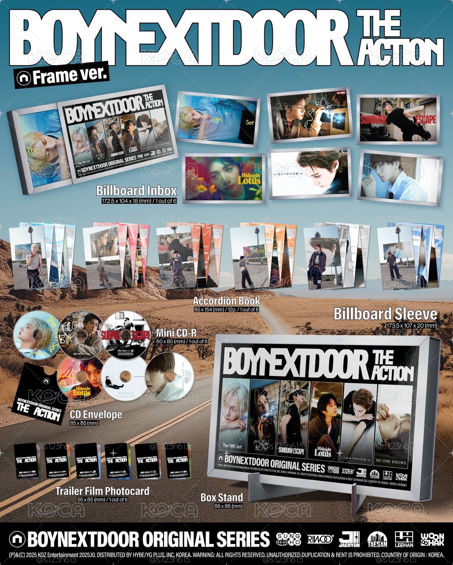 BOYNEXTDOOR 未拆專 單封