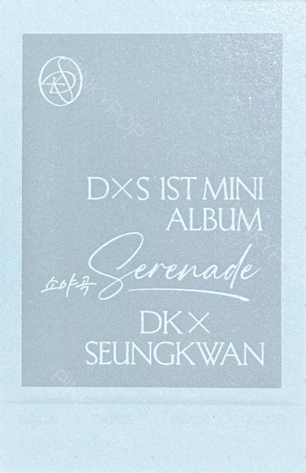 𝐃x𝐒 ‘소야곡’ am weverse album ver. 特典卡  背面