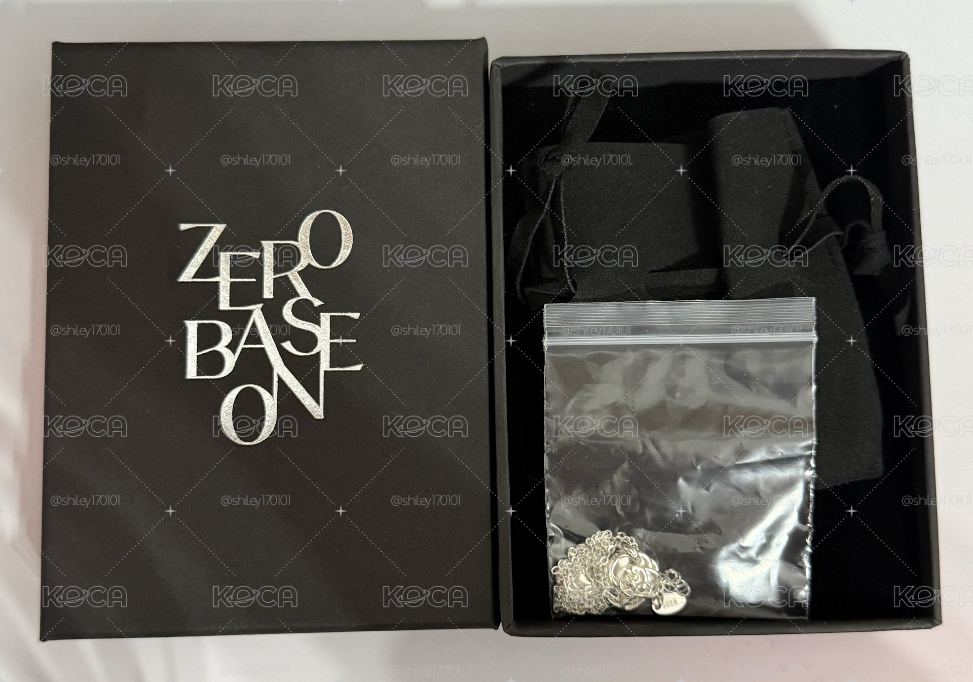 ZB1 正規一MD 單玫瑰項鍊 無小卡