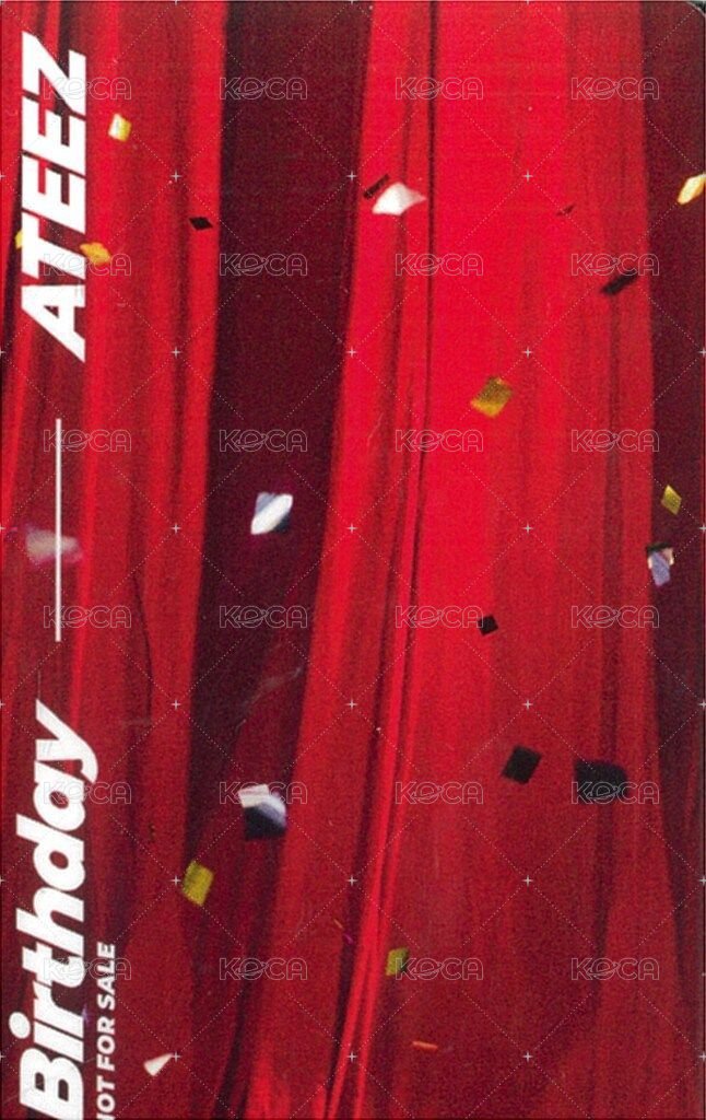 Birthday Rakuten books 幸運卡  背面