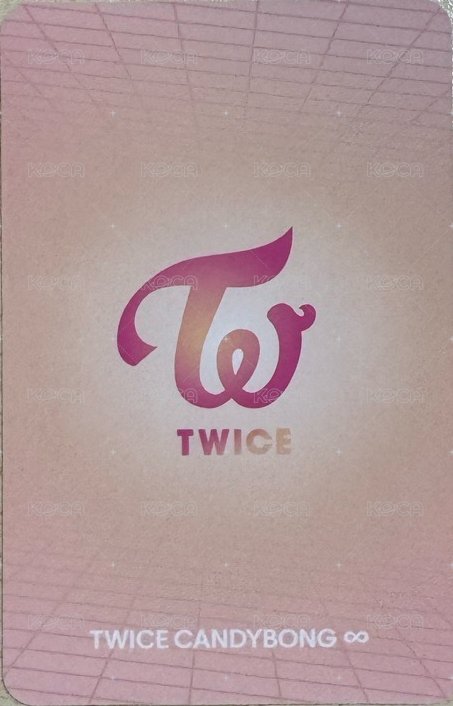 官方手燈 JYP JAPAN 特典卡  背面