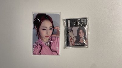 LE SSERAFIM Yunjin 許允真 yzy一直娛青島簽售卡 電子專A、專卡