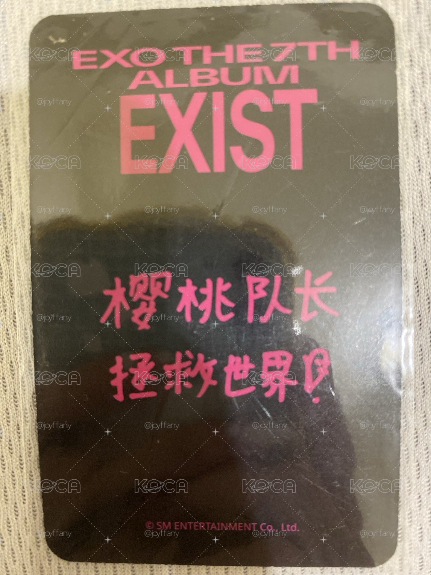 EXIST SR 朴燦烈簽售卡