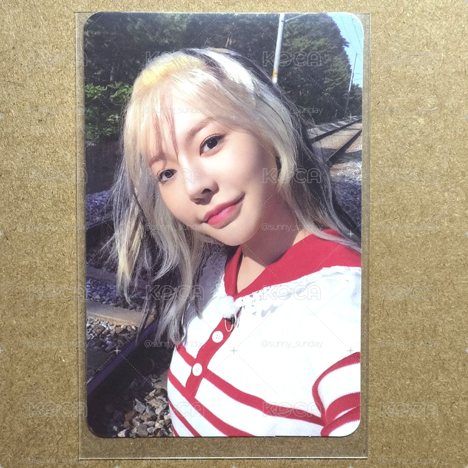少女時代 Sunny 香水卡
