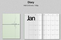 2026年曆 手帳本 Diary