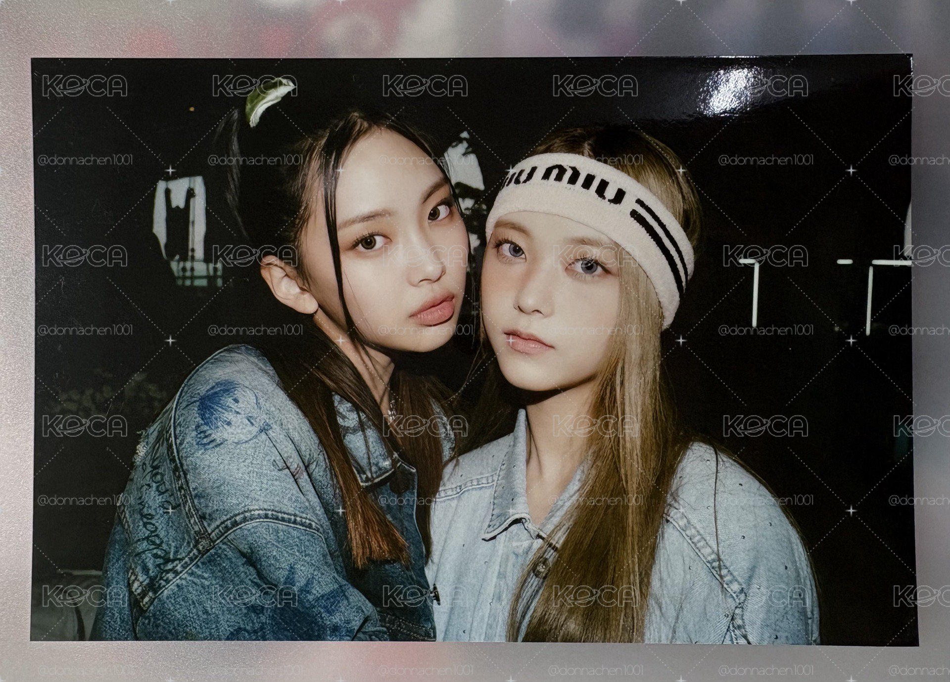 Haerin+Hyein出道明信片