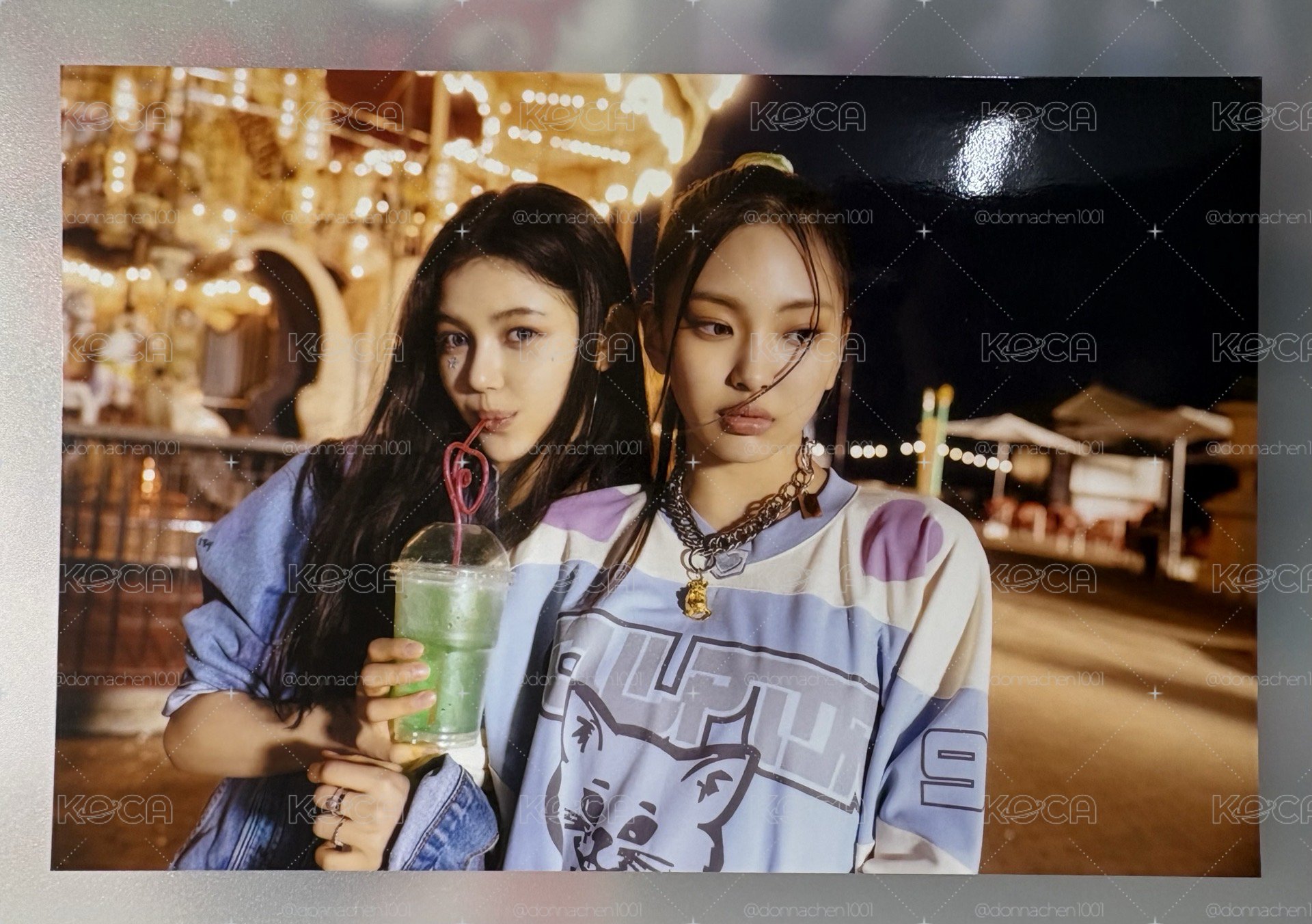 Danielle+Hyein出道明信片