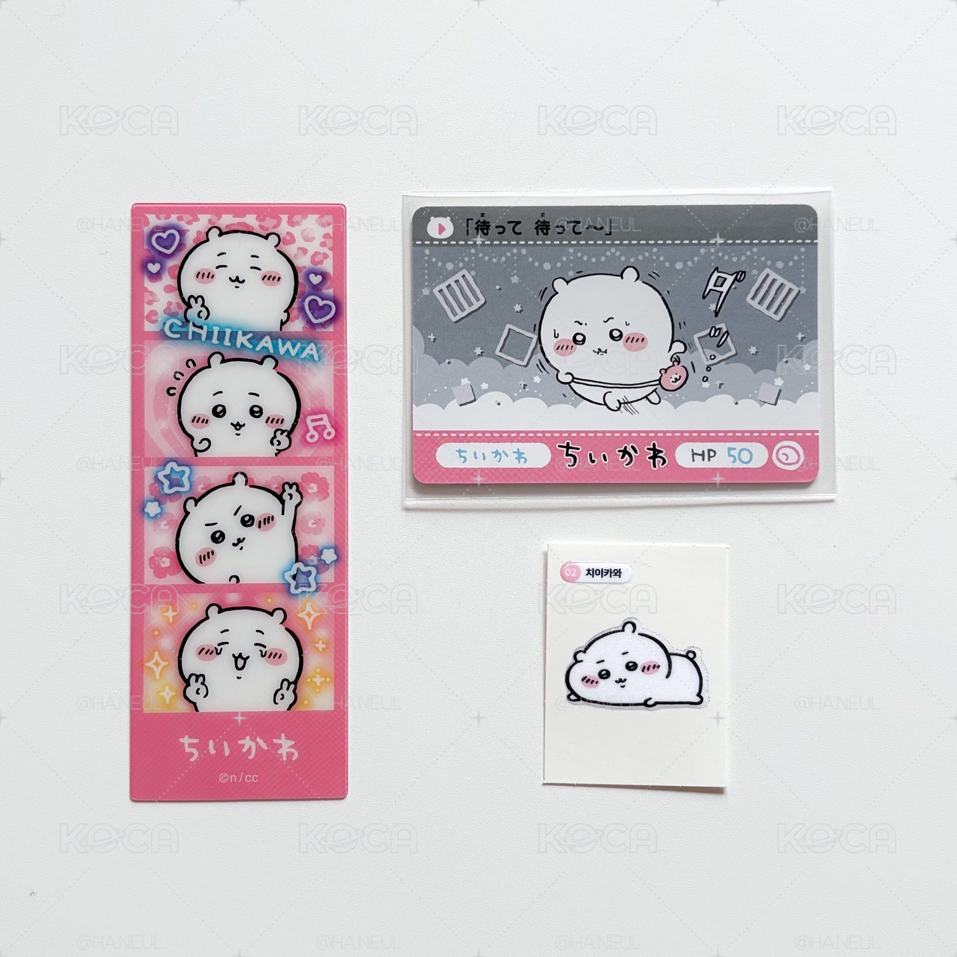 吉伊卡哇 吉伊 四格書籤 撕拉卡2 OY貼紙