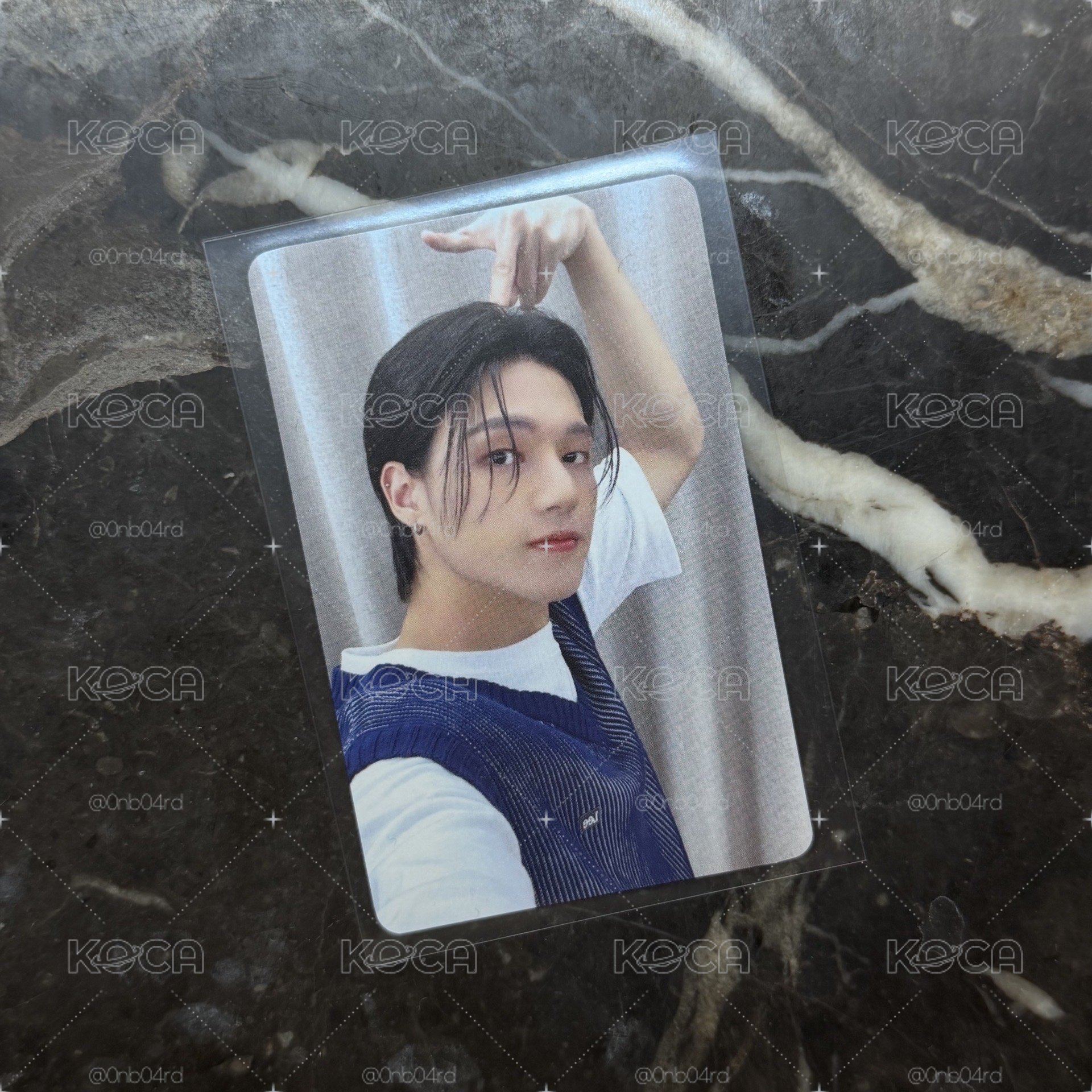 ATEEZ 鄭友榮 WOOYOUNG Outlaw 新加坡 簽售卡 