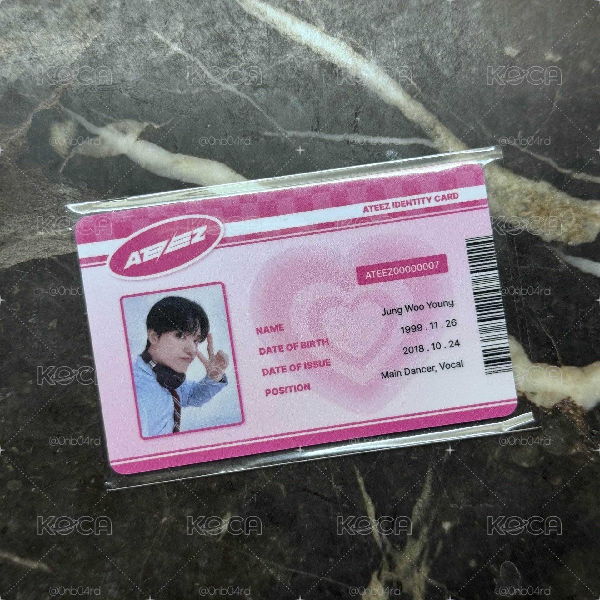 ATEEZ 鄭友榮 WOOYOUNG Will MINIRECORD 3.0