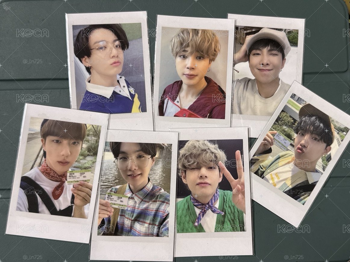 BTS 2021年曆固卡整套