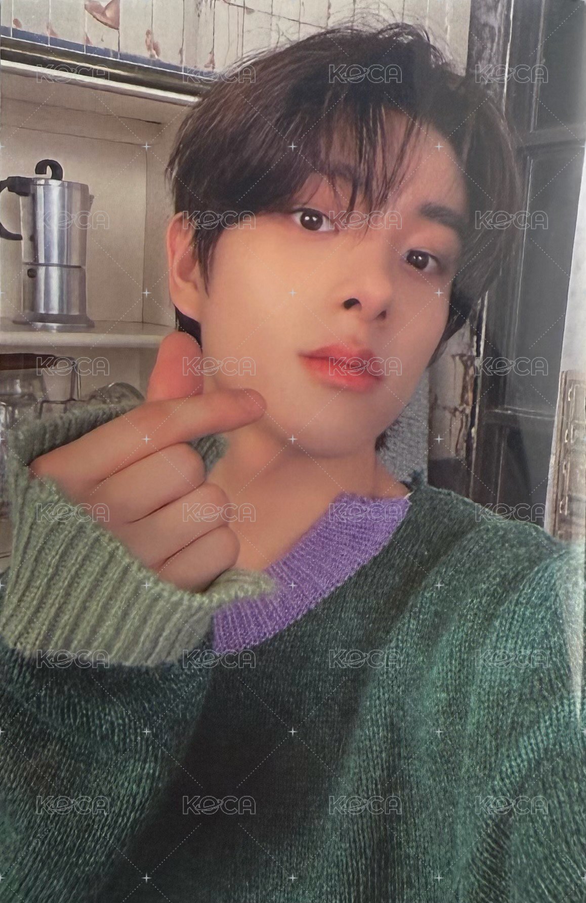 正一 打歌卡 綠衣打歌卡 背面