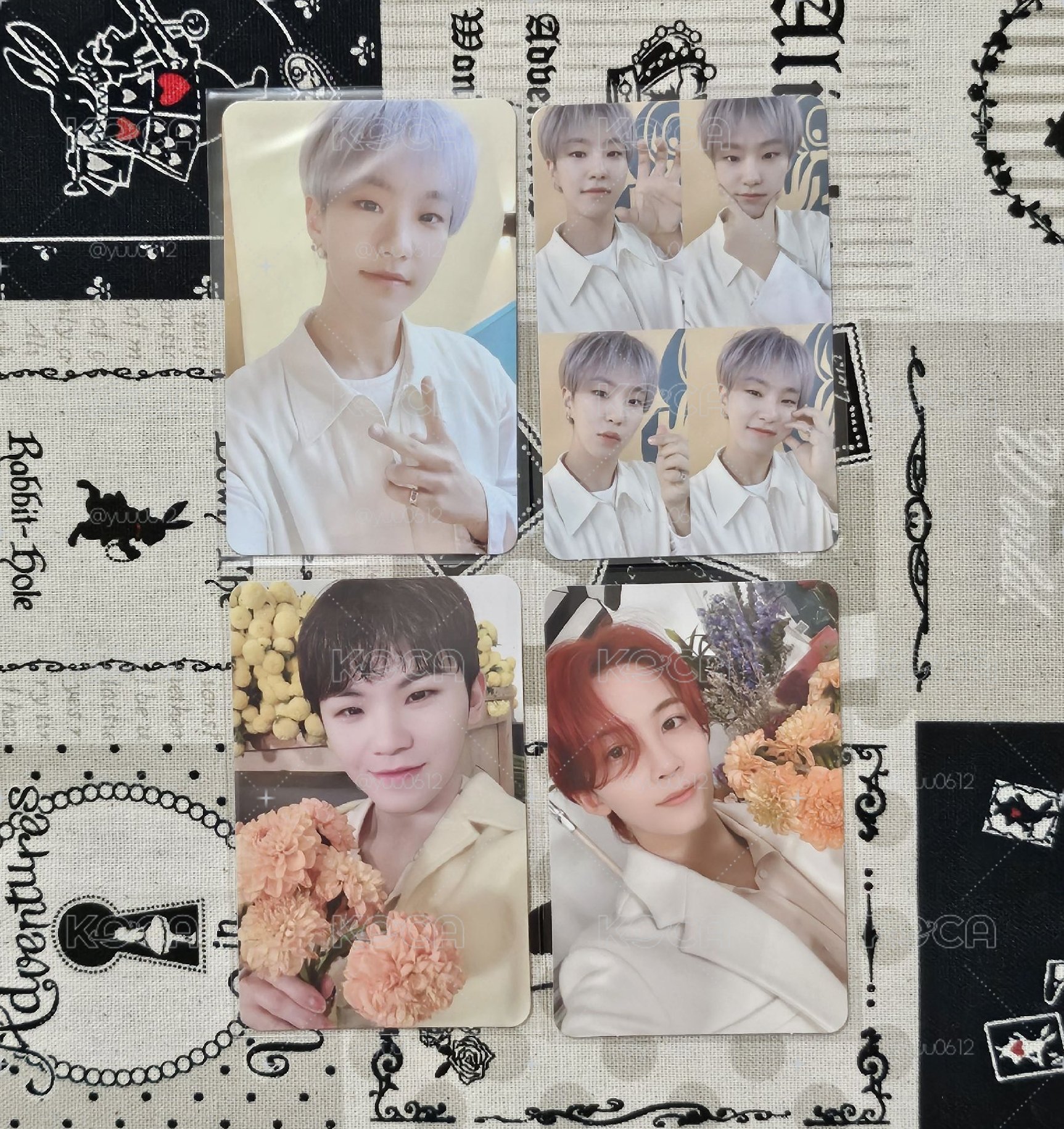 SEVENTEEN 四格 捧花