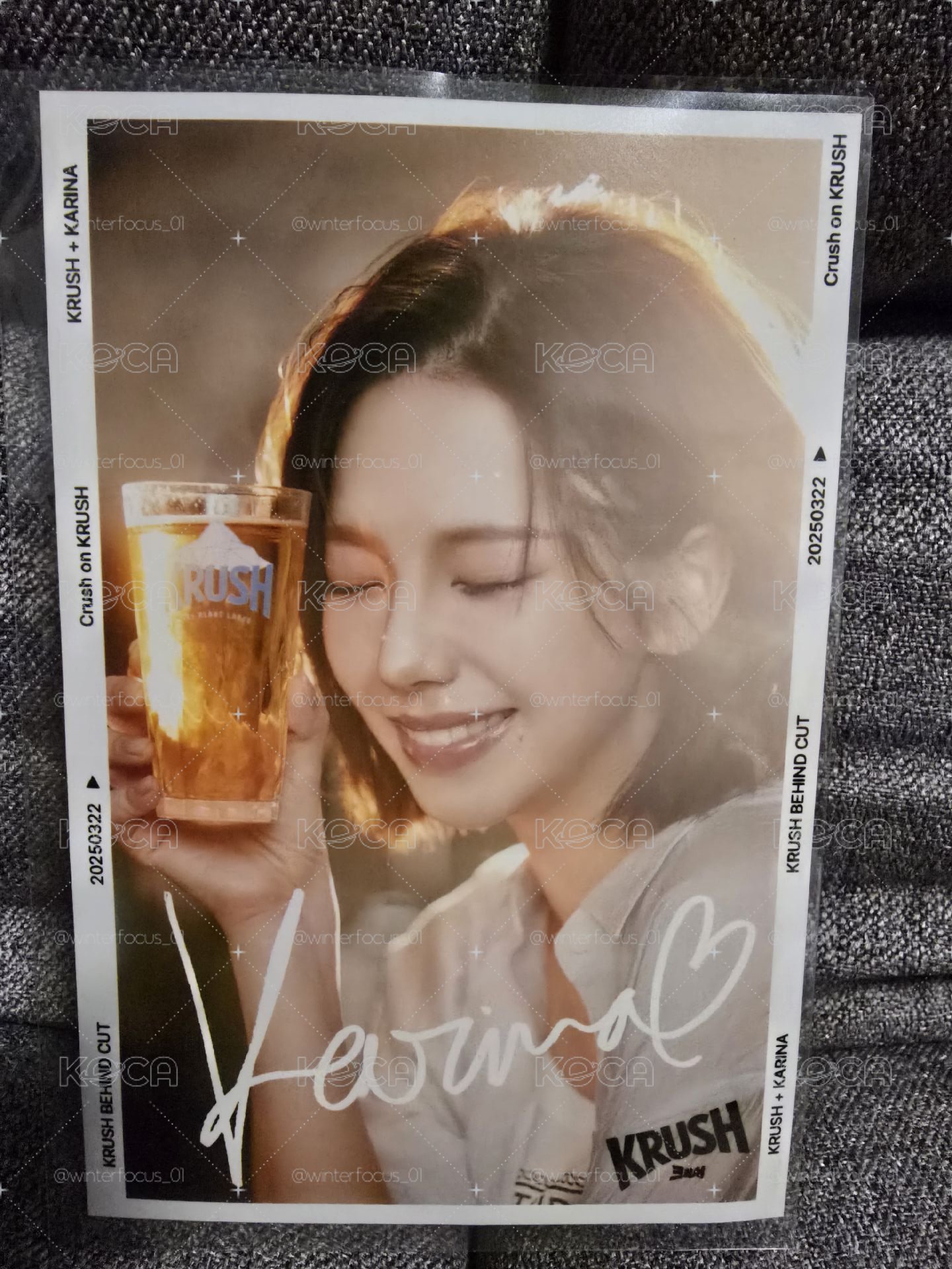 KARINA啤酒代言 照片組 KRUSH