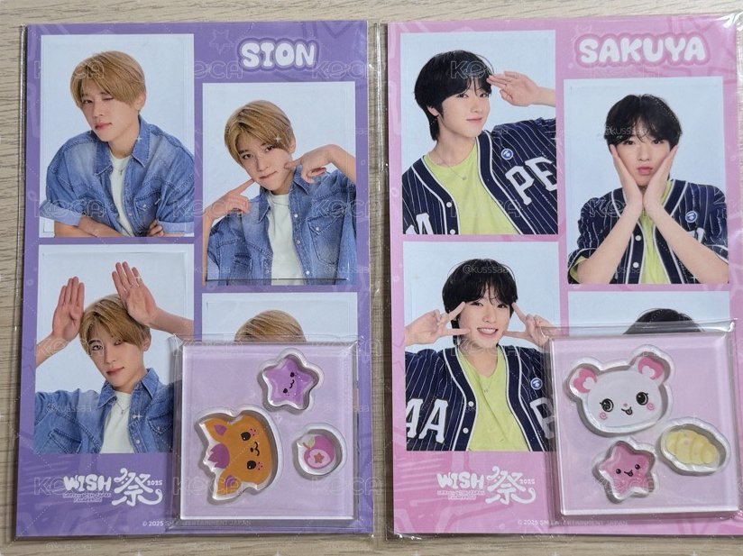 NCT WISH 夏日祭🍧SION SAKUYA 四格照