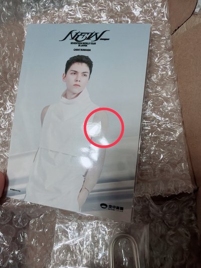 SEVENTEEN New巡演 日本大阪空中庭園 淡粉色 愛心鎖+入場特典（有瑕）+下單再送一張克拉島紙花