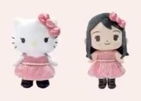 HELLO KITTY X JISOO 娃娃玩偶 