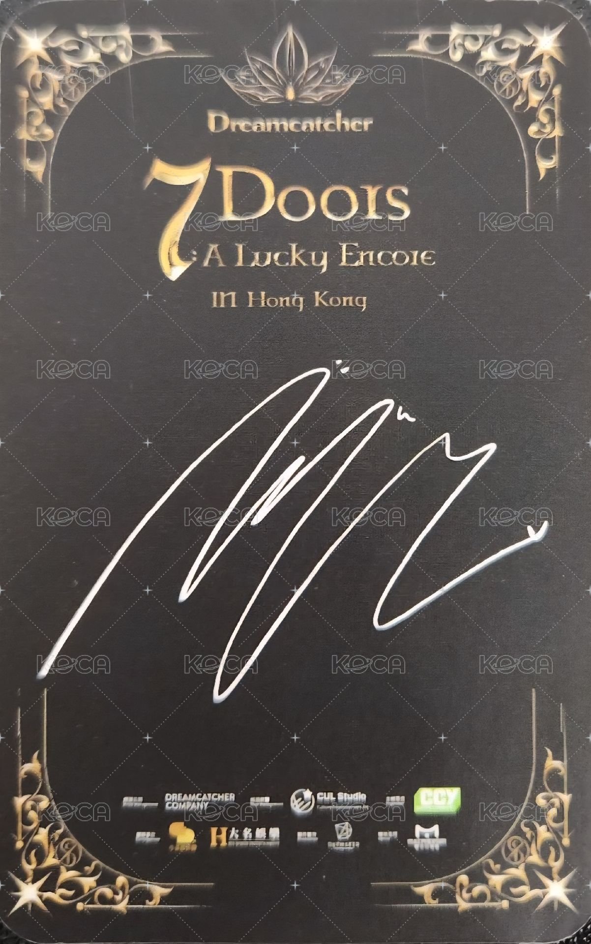 七扇門安可場 入場卡 / 場限卡 香港場 背面