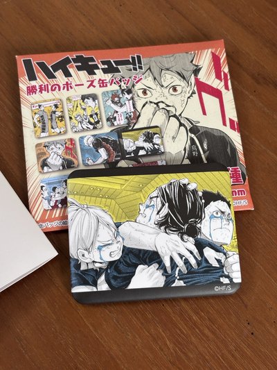 ［排球少年］烏野學長組！方型徽章