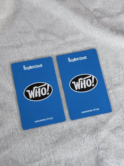 ［BOYNEXTDOOR］ws who特典