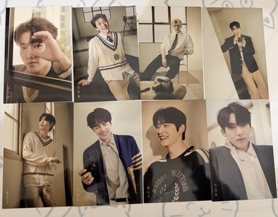 一期會員禮 辰固配+各成員小卡（除2、8）