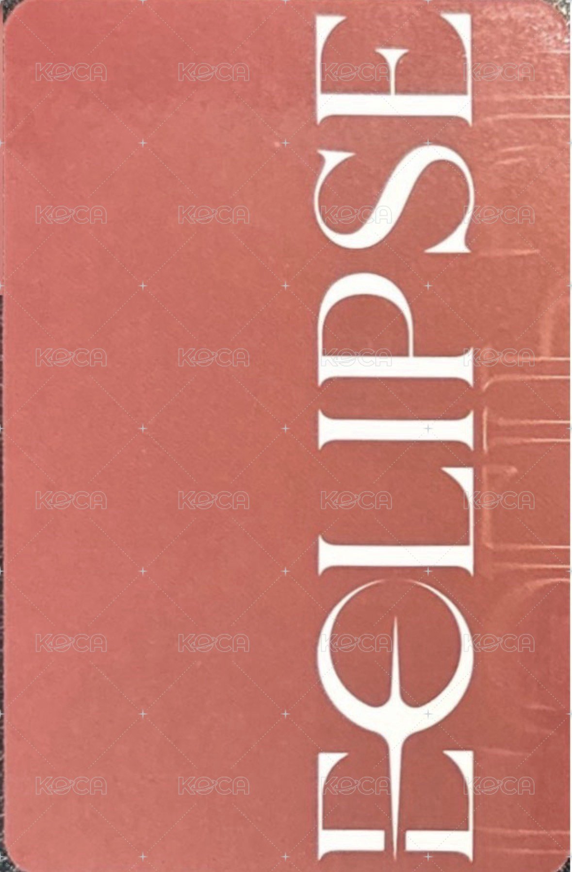 D&E 2024 eclipse 周邊卡 衣服卡 背面