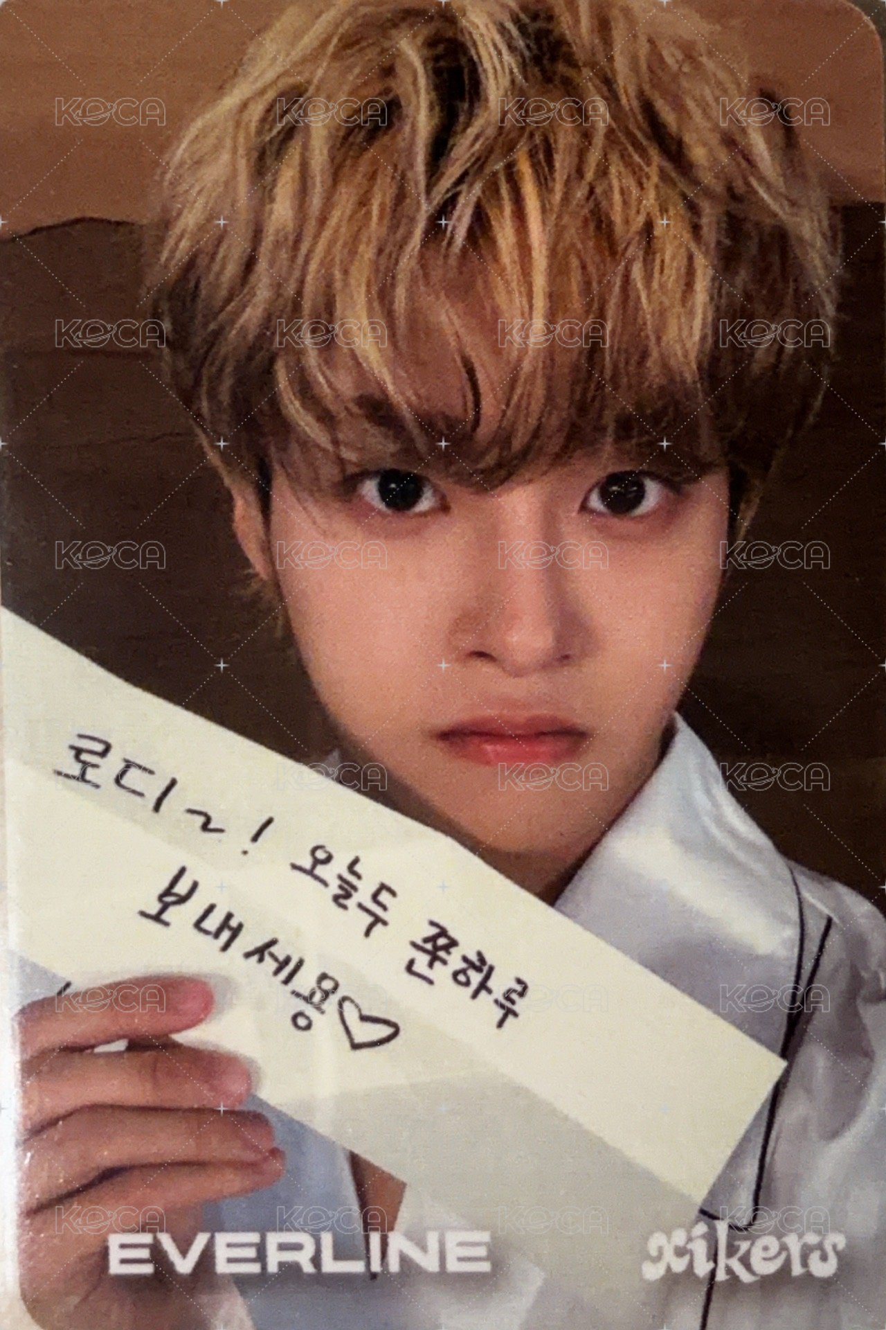 迷四 el 簽售卡  背面