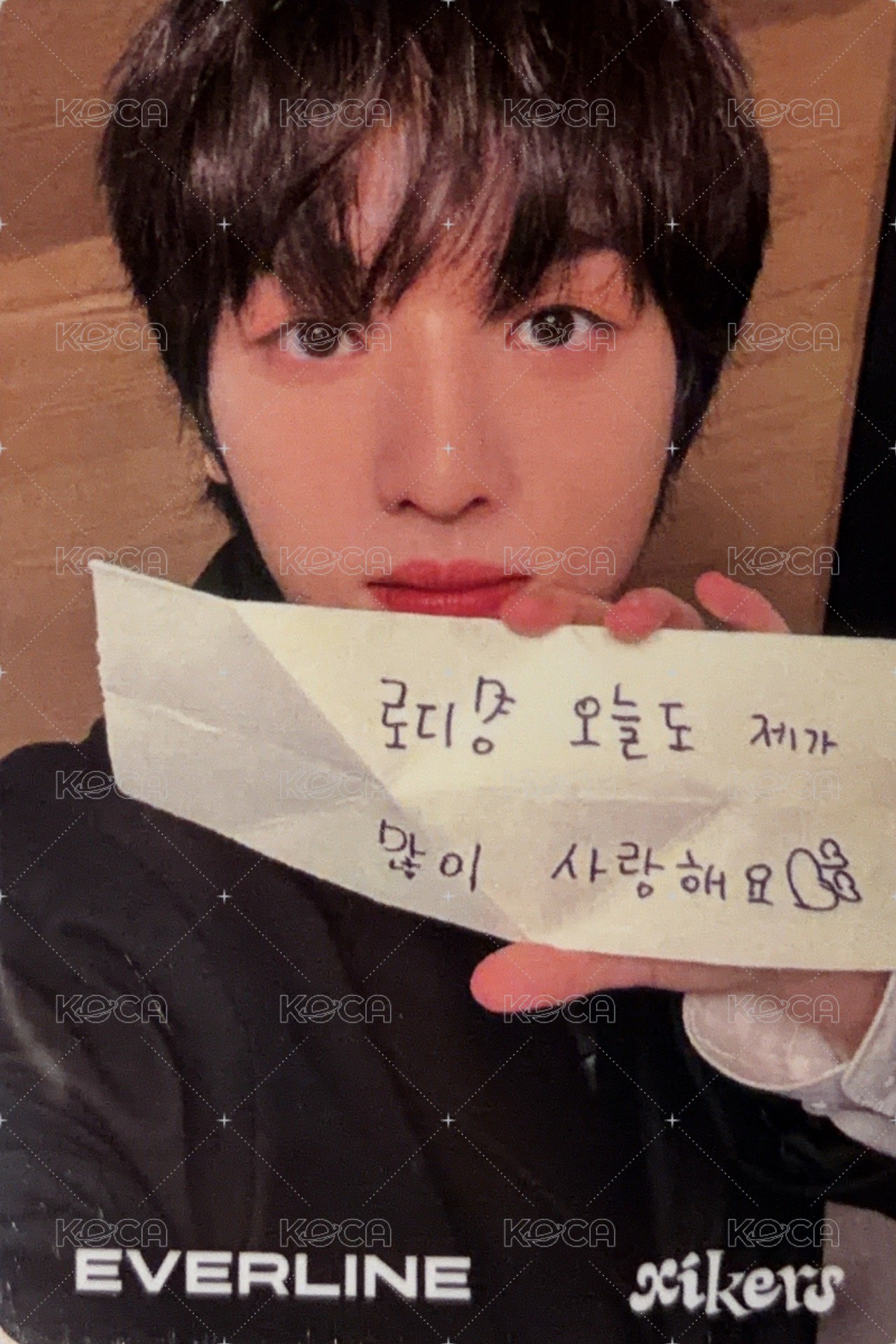 迷四 el 簽售卡  背面