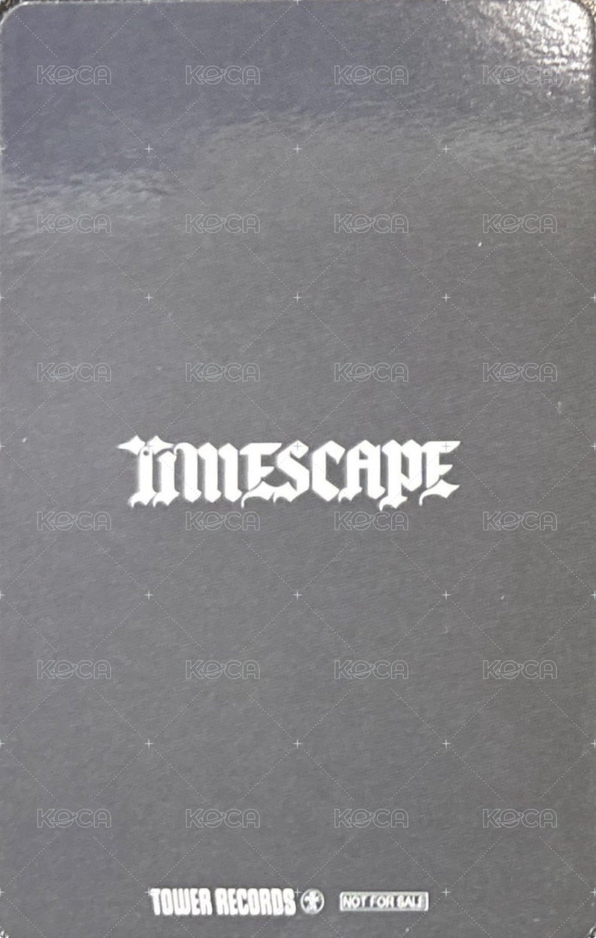 2025 SOLO 巡演   特典卡  背面